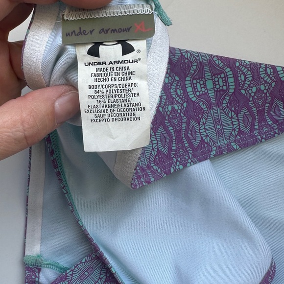 Under Armour Purple and Blue Faris Bikini Swimwear - Picture 2 of 4